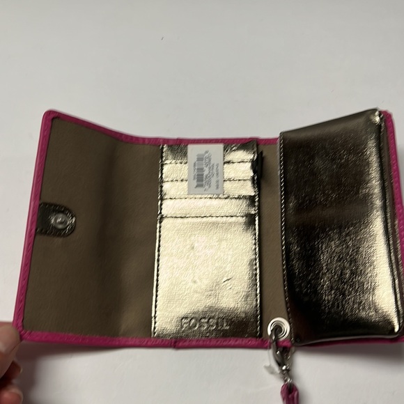 Fossil Pink wallet/wristlet - Picture 3 of 7